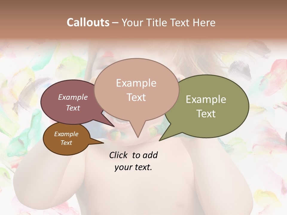 Childhood Color Play PowerPoint Template