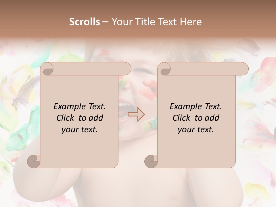 Childhood Color Play PowerPoint Template