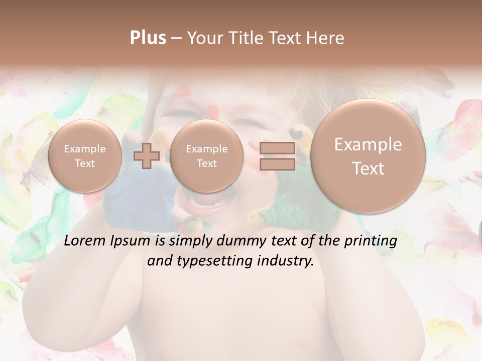 Childhood Color Play PowerPoint Template