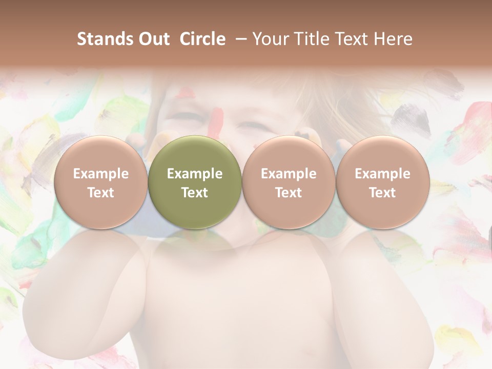 Childhood Color Play PowerPoint Template