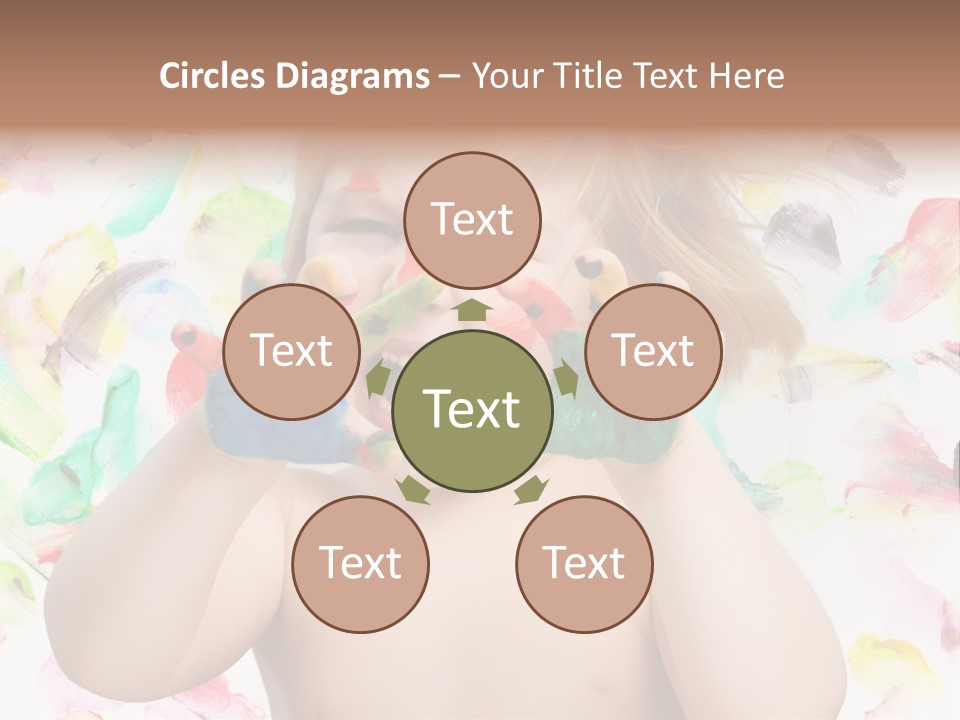 Childhood Color Play PowerPoint Template