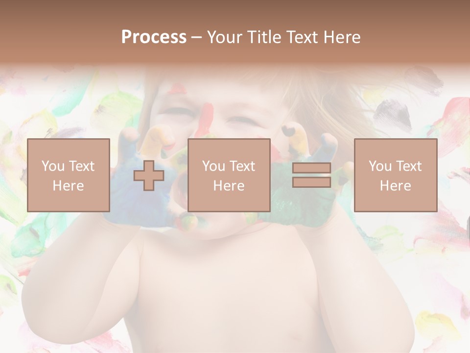 Childhood Color Play PowerPoint Template