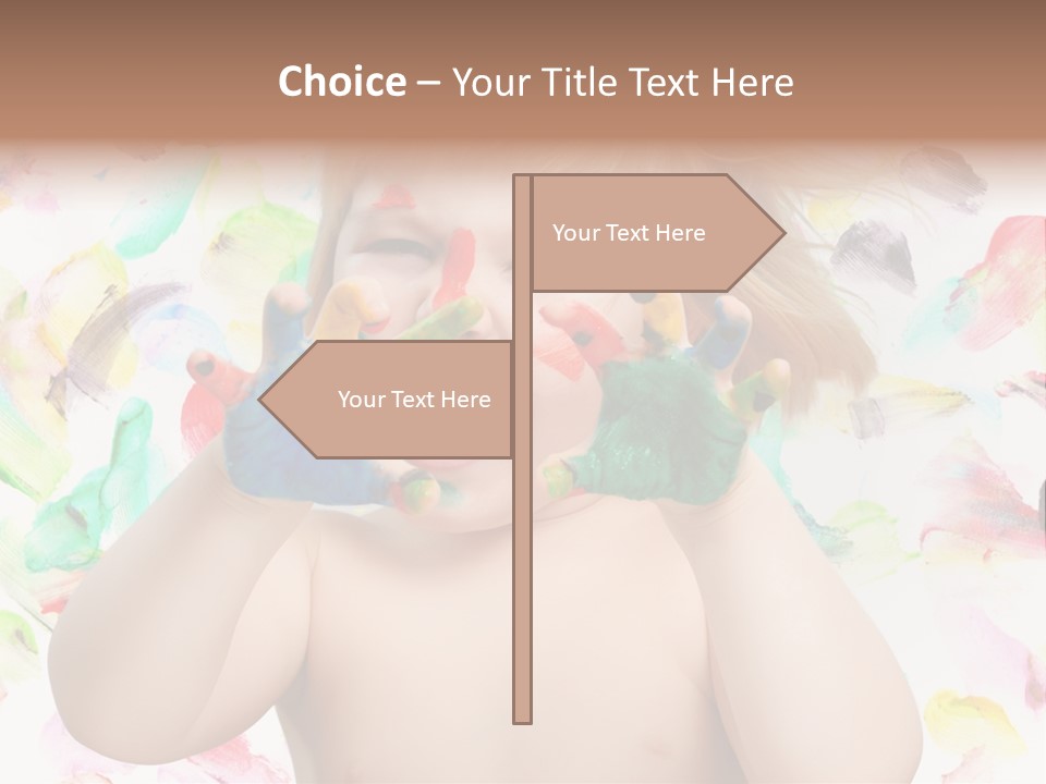 Childhood Color Play PowerPoint Template