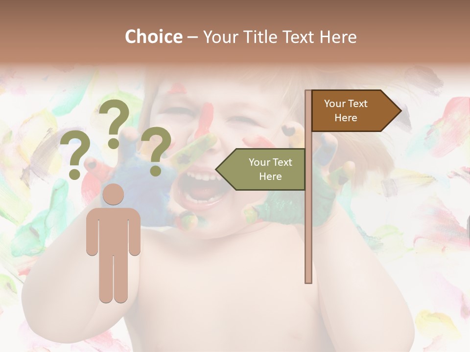 Childhood Color Play PowerPoint Template