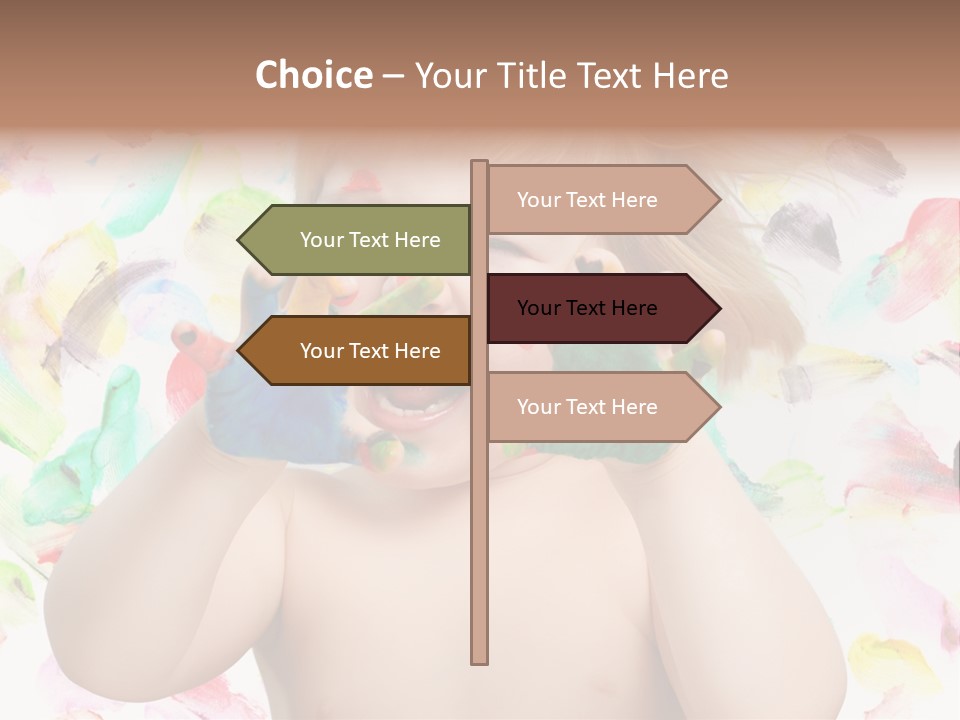 Childhood Color Play PowerPoint Template