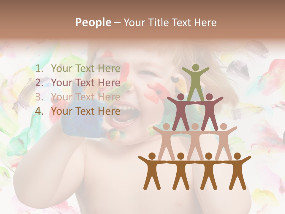 Childhood Color Play PowerPoint Template