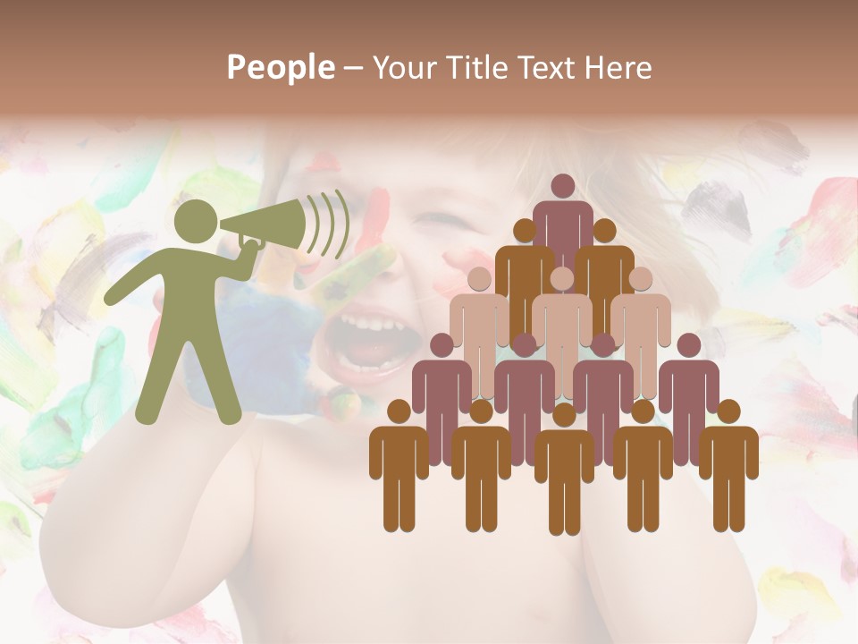 Childhood Color Play PowerPoint Template