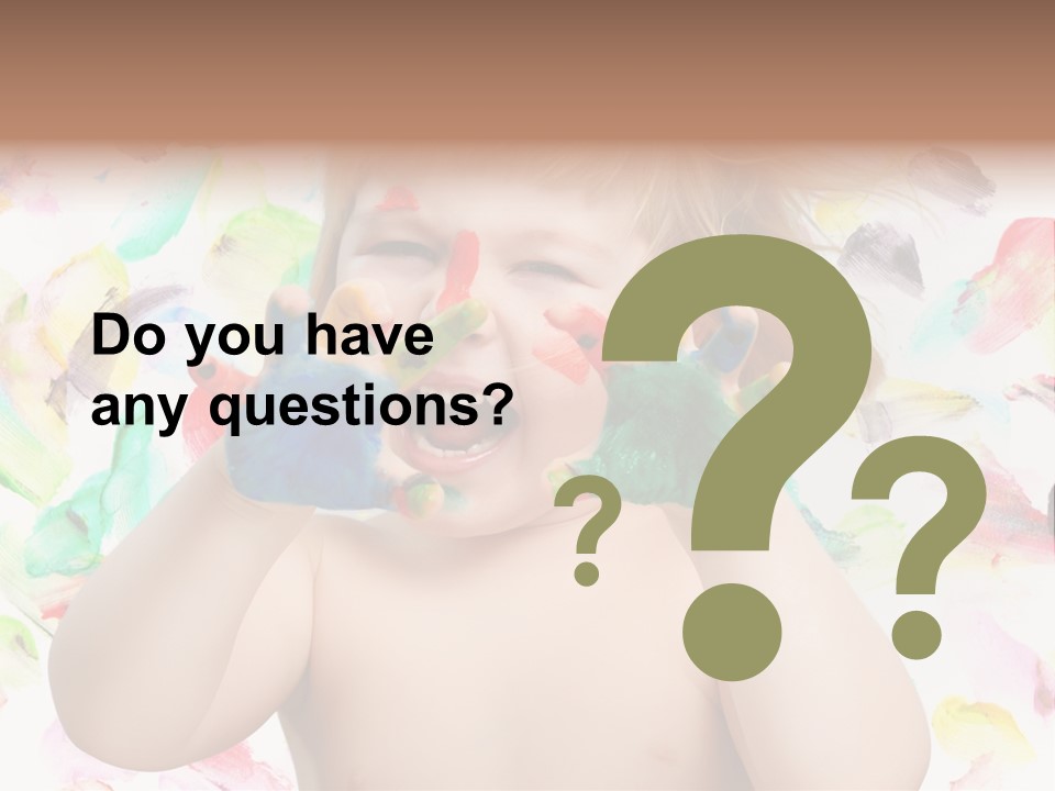 Childhood Color Play PowerPoint Template