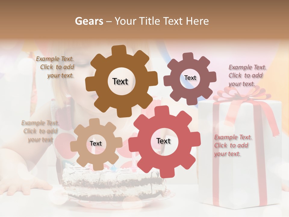 Lifestyle One Figure PowerPoint Template