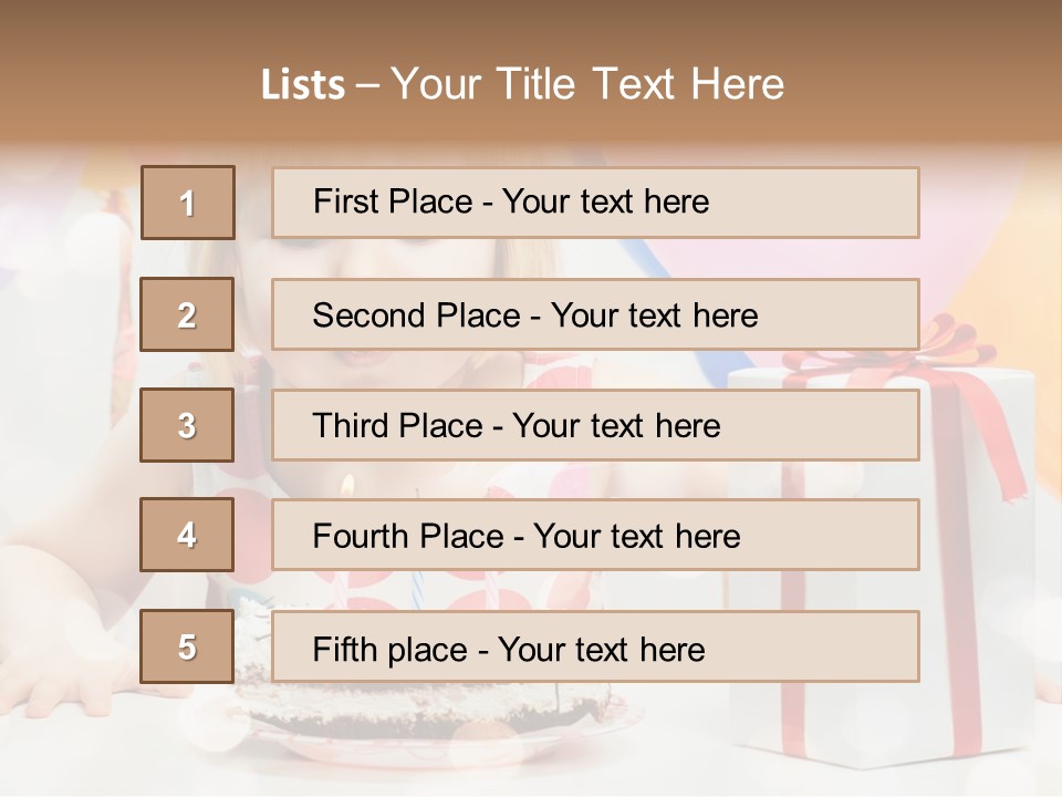 Lifestyle One Figure PowerPoint Template