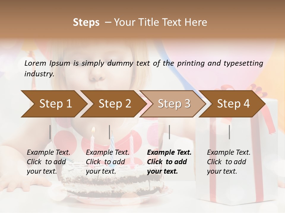 Lifestyle One Figure PowerPoint Template
