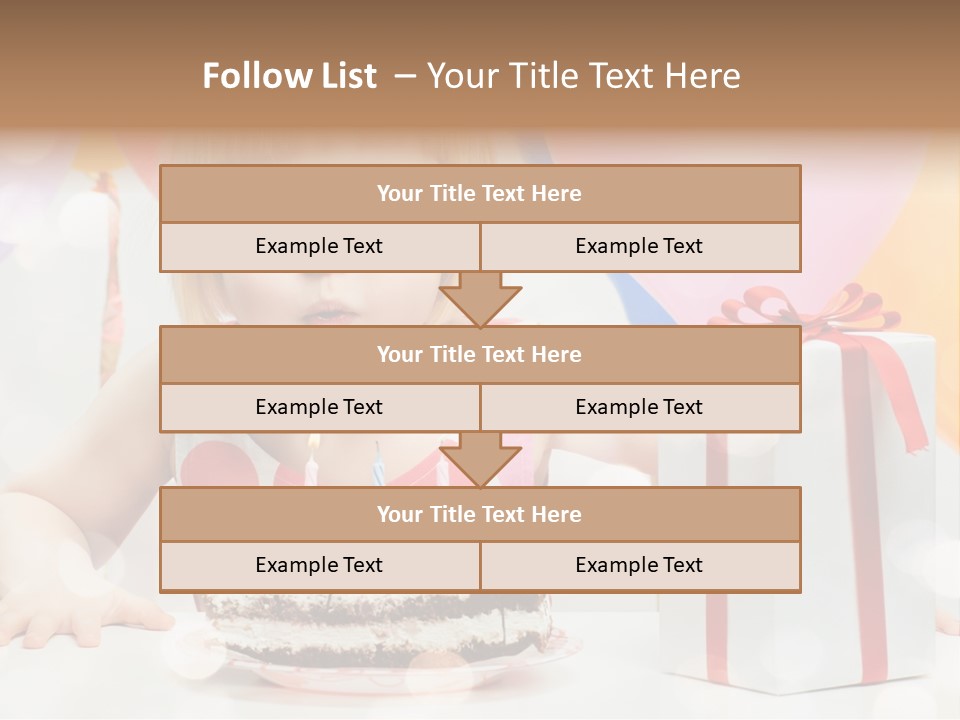 Lifestyle One Figure PowerPoint Template