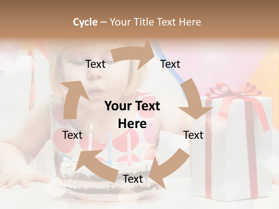 Lifestyle One Figure PowerPoint Template