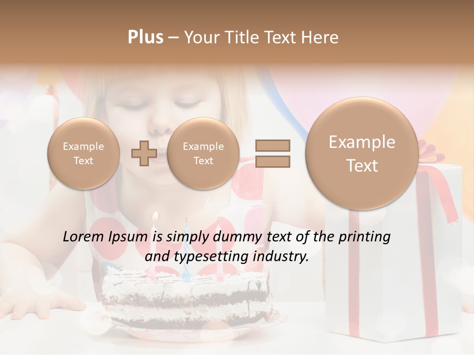 Lifestyle One Figure PowerPoint Template