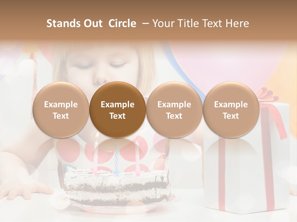 Lifestyle One Figure PowerPoint Template