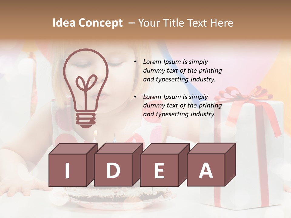 Lifestyle One Figure PowerPoint Template