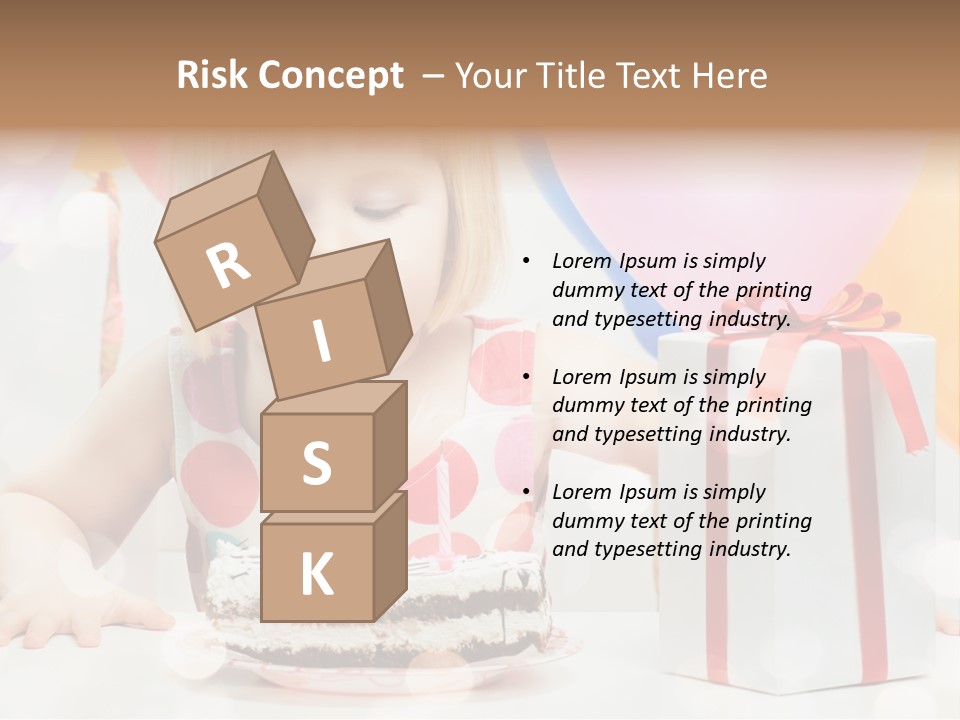 Lifestyle One Figure PowerPoint Template