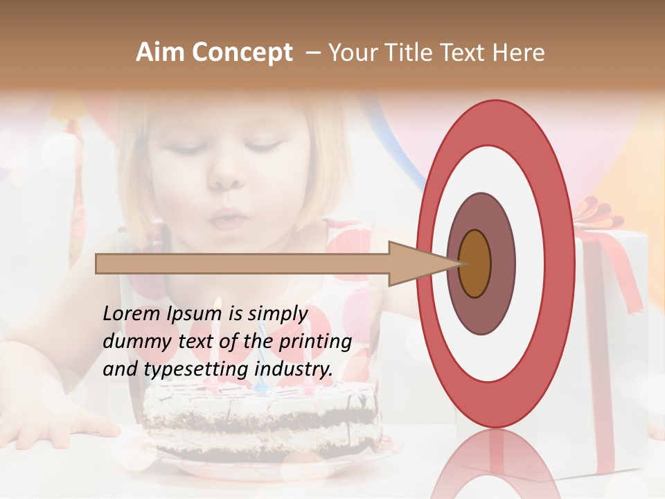 Lifestyle One Figure PowerPoint Template