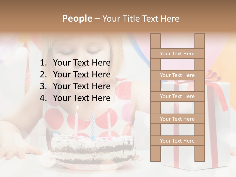 Lifestyle One Figure PowerPoint Template