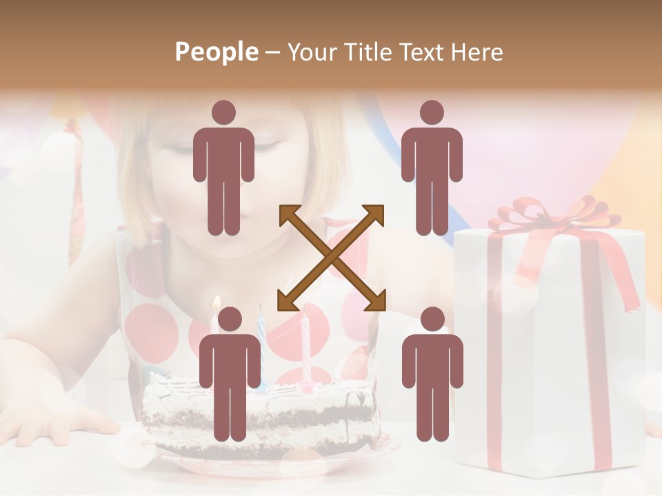 Lifestyle One Figure PowerPoint Template