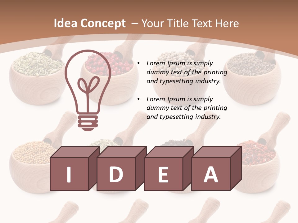 Dill Yellow Herbal PowerPoint Template