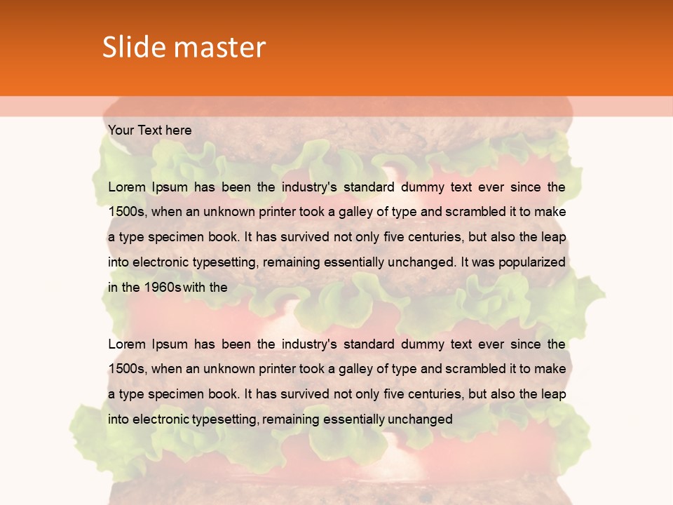 Delicious Classic Tasty PowerPoint Template