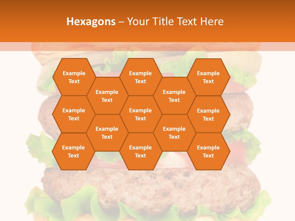 Hamburger Macro Lunch PowerPoint Template