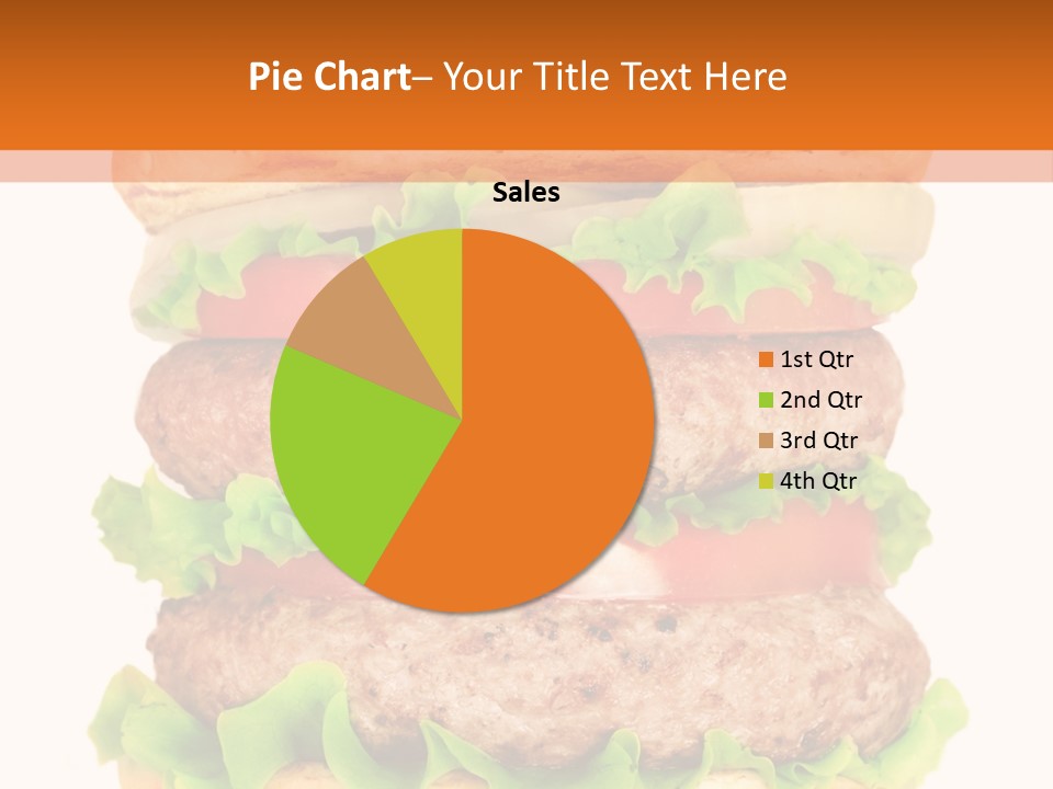 Hamburger Macro Lunch PowerPoint Template