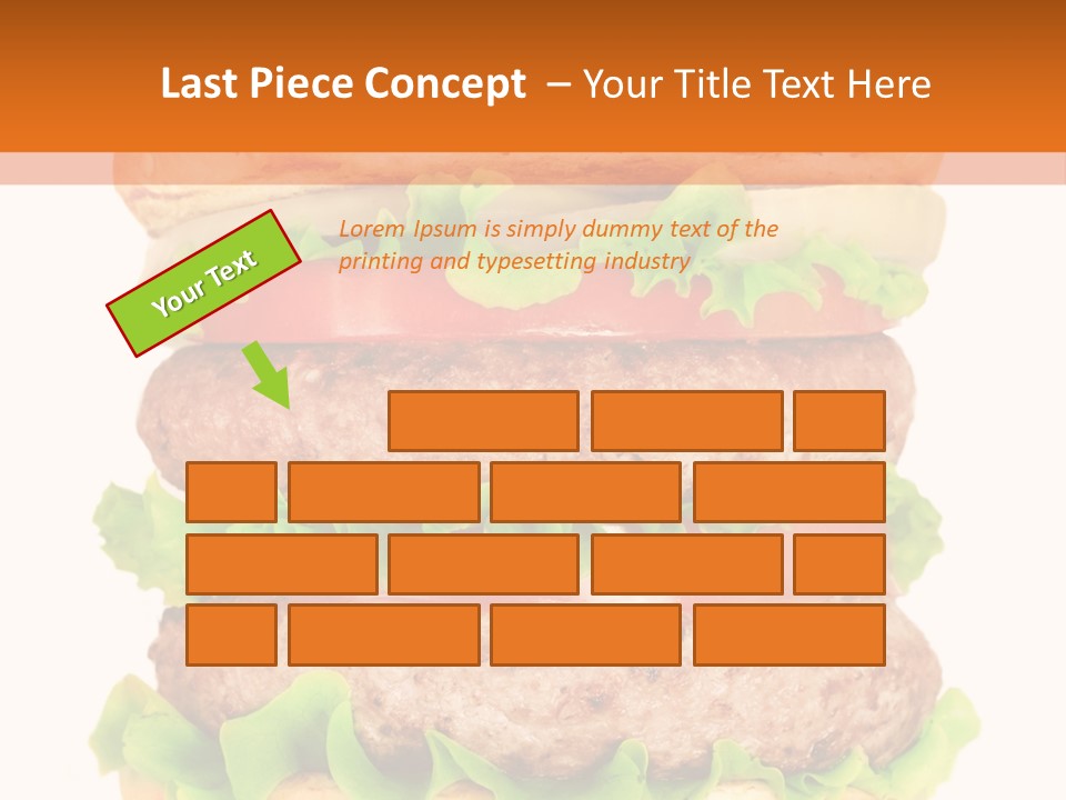 Hamburger Macro Lunch PowerPoint Template