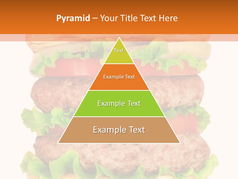 Hamburger Macro Lunch PowerPoint Template