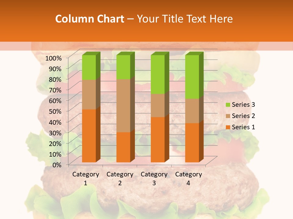 Hamburger Macro Lunch PowerPoint Template