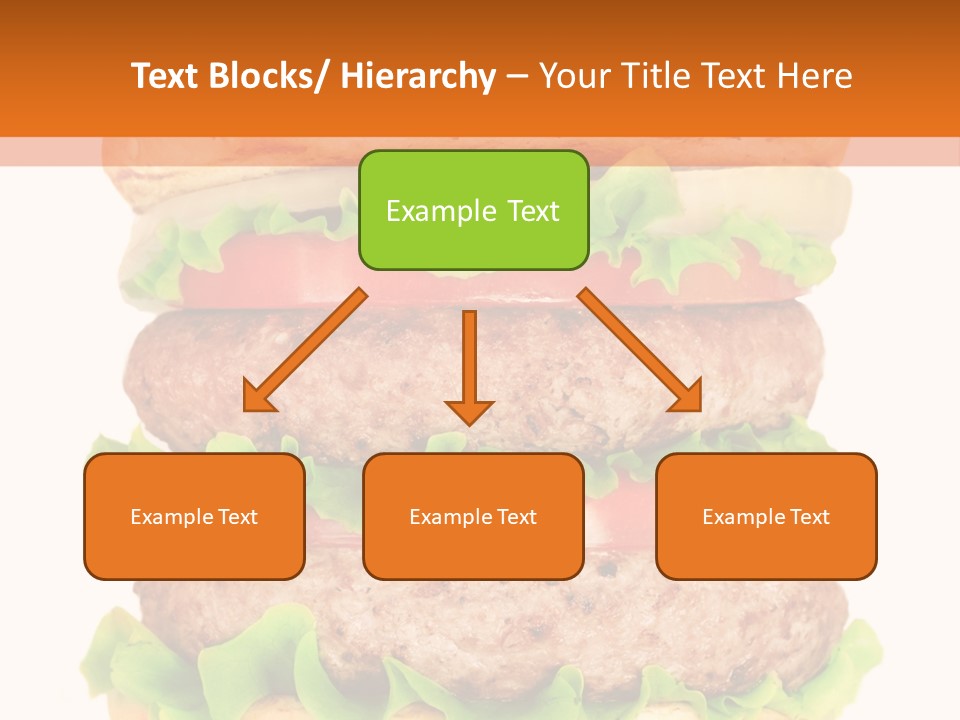 Hamburger Macro Lunch PowerPoint Template