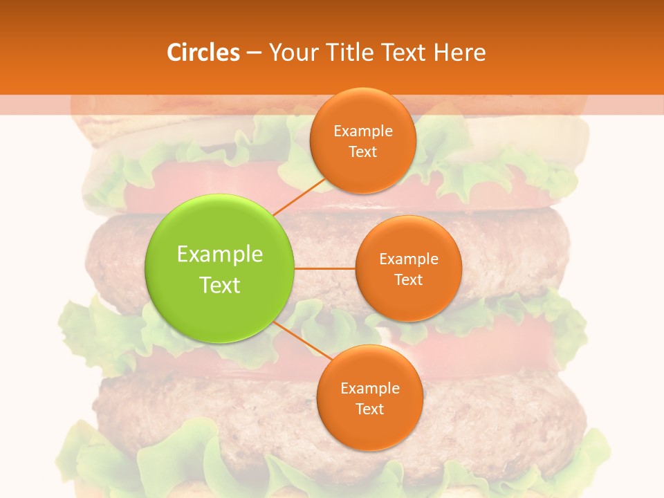 Hamburger Macro Lunch PowerPoint Template