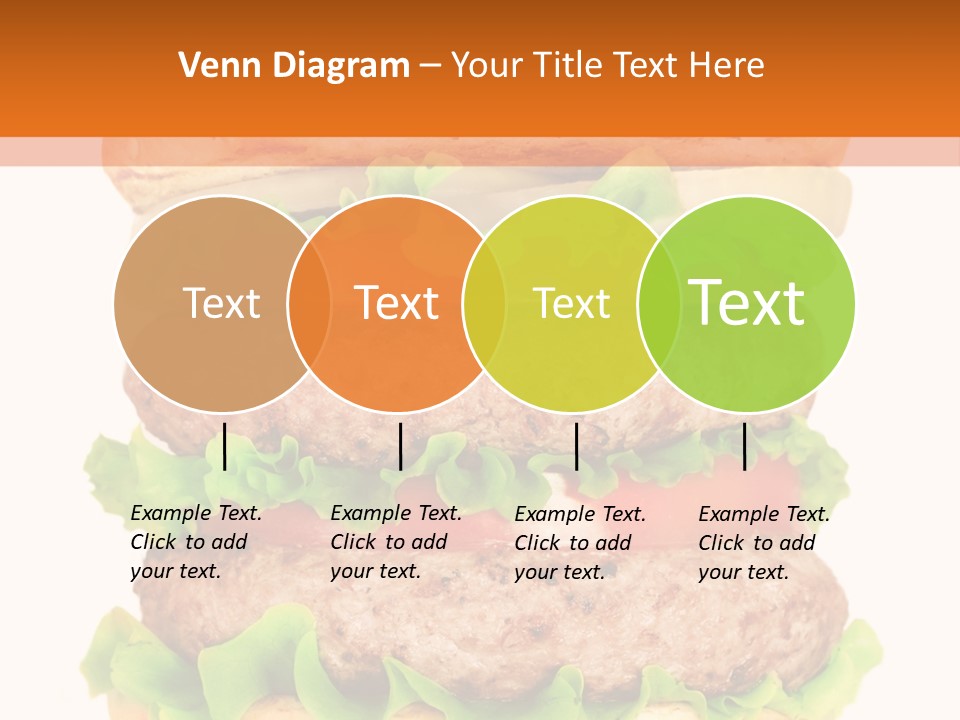 Hamburger Macro Lunch PowerPoint Template