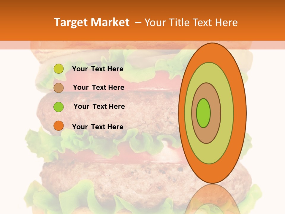 Hamburger Macro Lunch PowerPoint Template