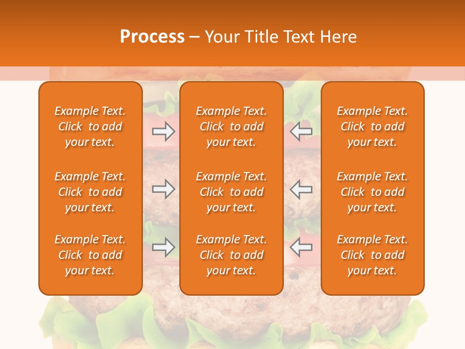 Hamburger Macro Lunch PowerPoint Template