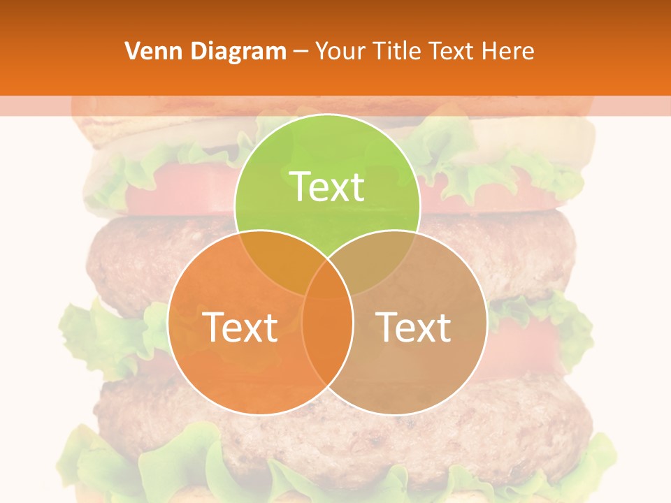 Hamburger Macro Lunch PowerPoint Template