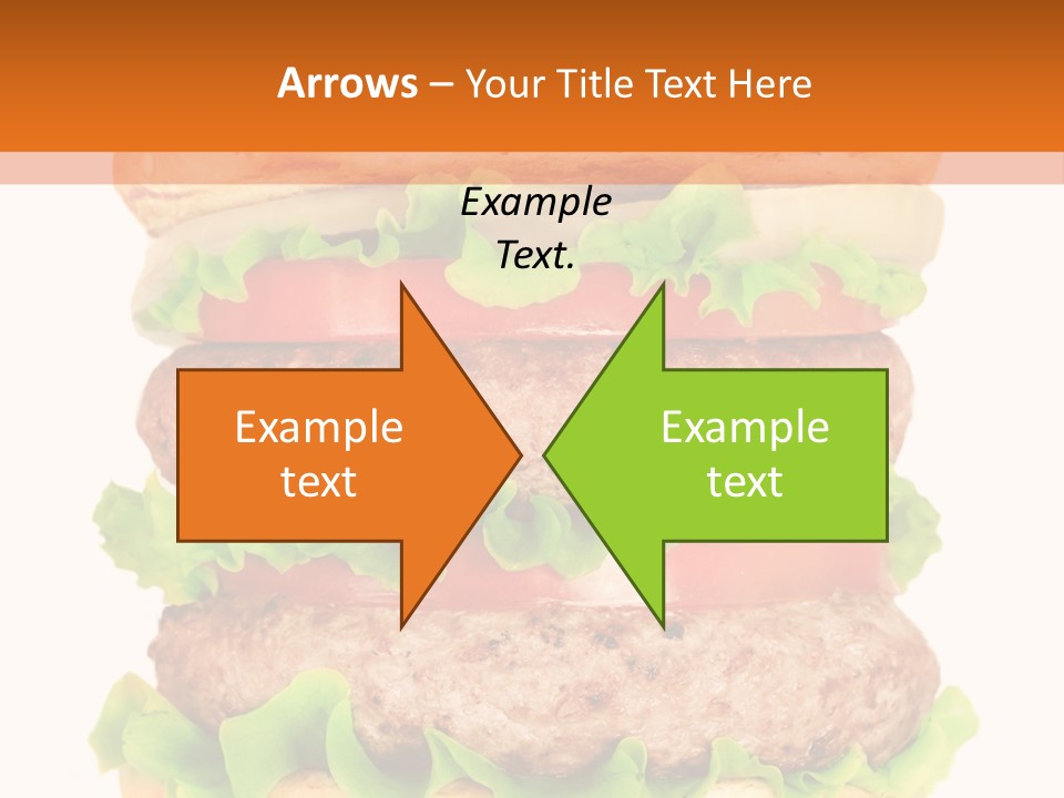 Hamburger Macro Lunch PowerPoint Template