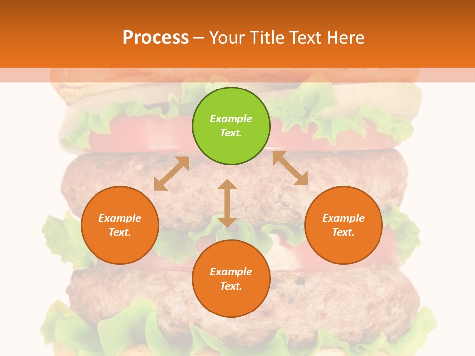 Hamburger Macro Lunch PowerPoint Template