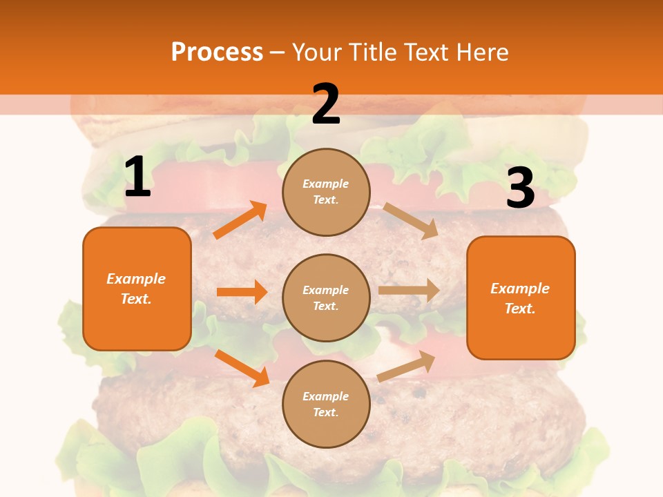 Hamburger Macro Lunch PowerPoint Template