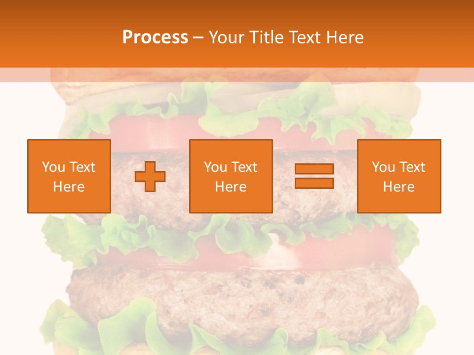 Hamburger Macro Lunch PowerPoint Template