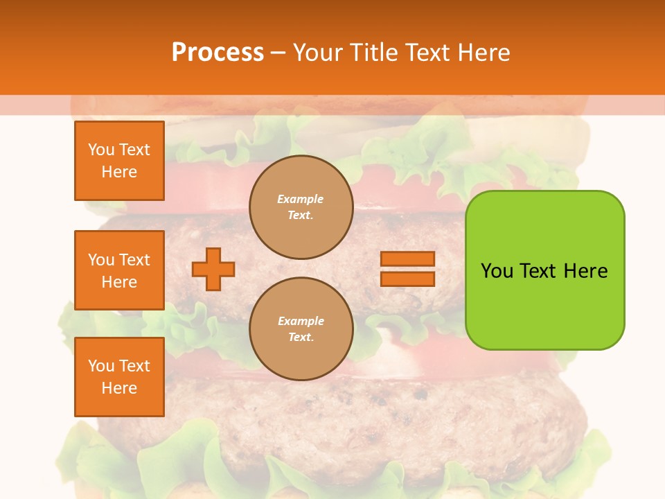 Hamburger Macro Lunch PowerPoint Template