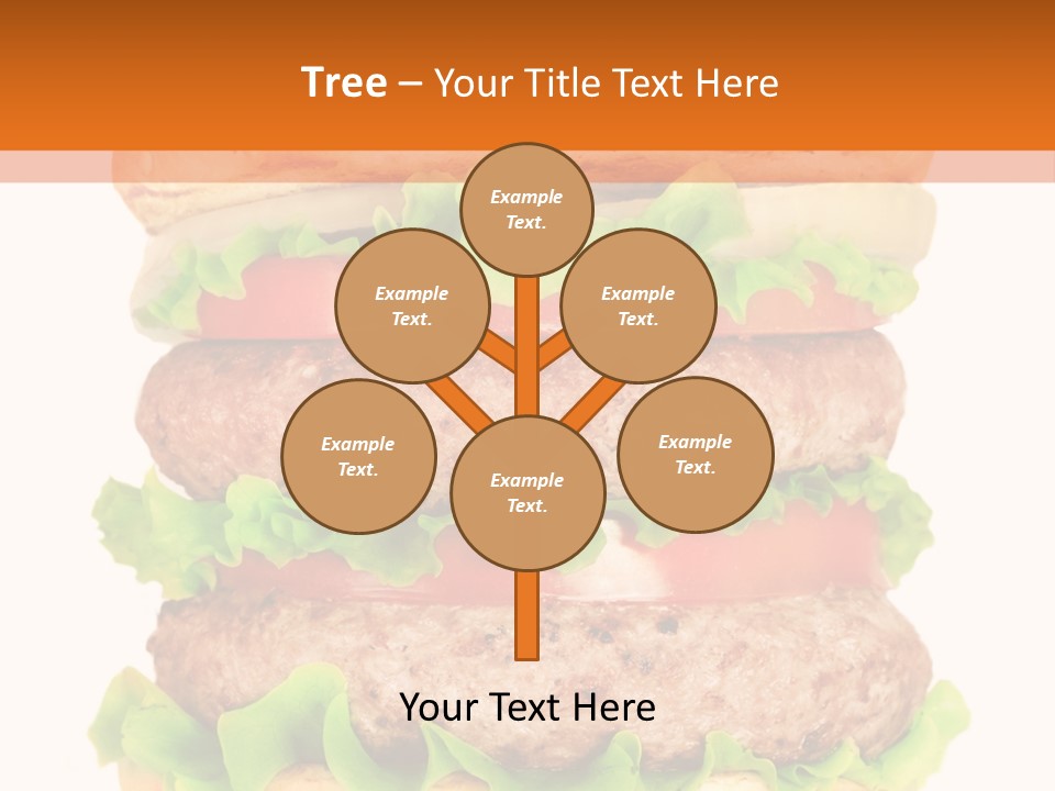 Hamburger Macro Lunch PowerPoint Template