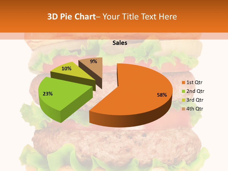 Hamburger Macro Lunch PowerPoint Template