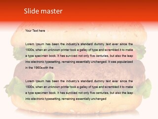 Delicious Red Food PowerPoint Template