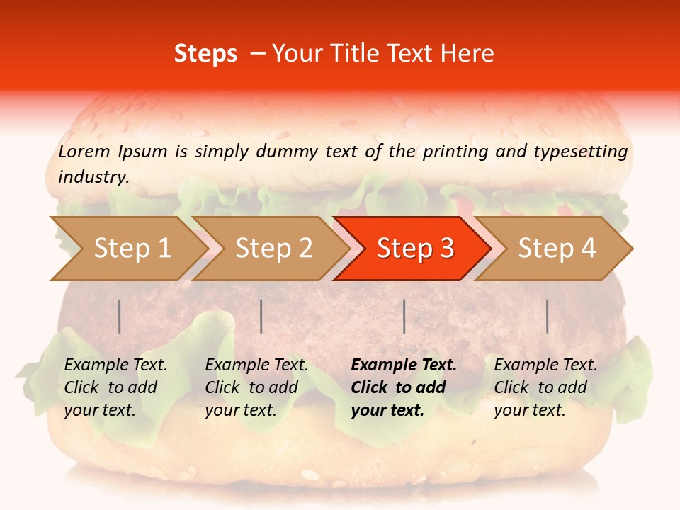 Delicious Red Food PowerPoint Template