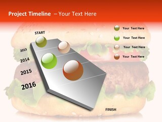 Delicious Red Food PowerPoint Template