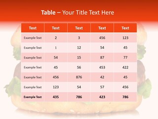 Delicious Red Food PowerPoint Template