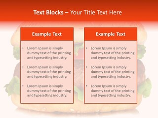 Delicious Red Food PowerPoint Template