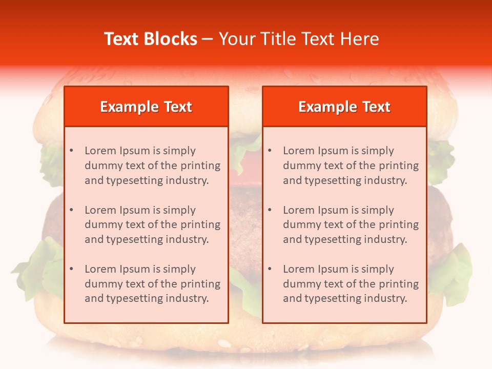 Delicious Red Food PowerPoint Template